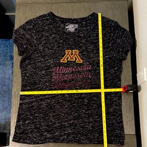Campus Heritage Black and Gold Minnesota Tee